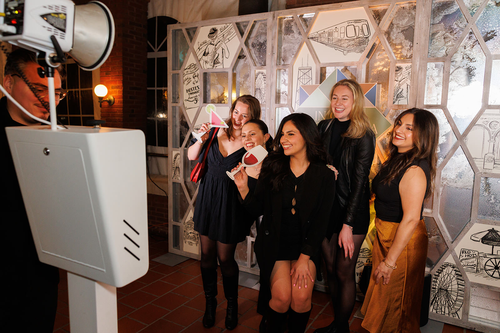 Chicago Party Event with Modern Photo Booth Company - Shutterbox Entertainment