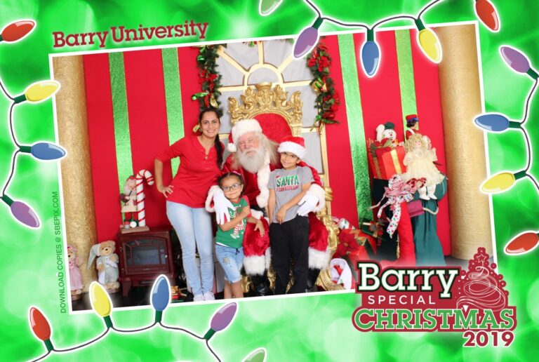 university holiday photo booth